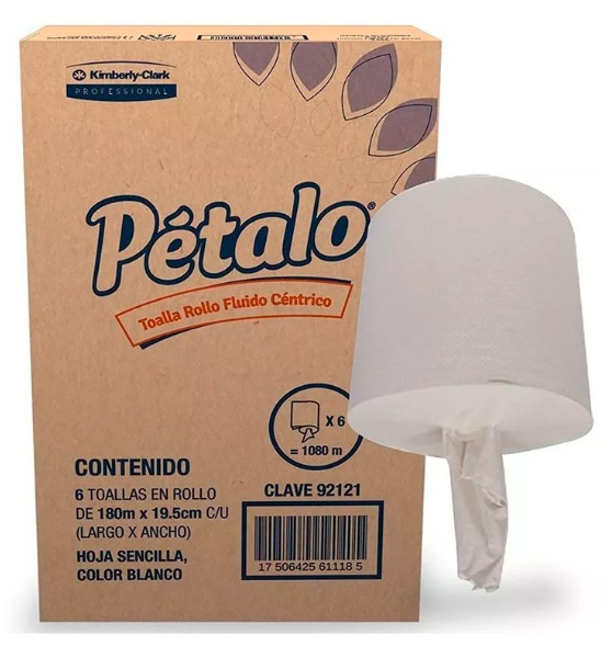 Toalla en rollo Fluido Centrico (92121) "PÉTALO®"