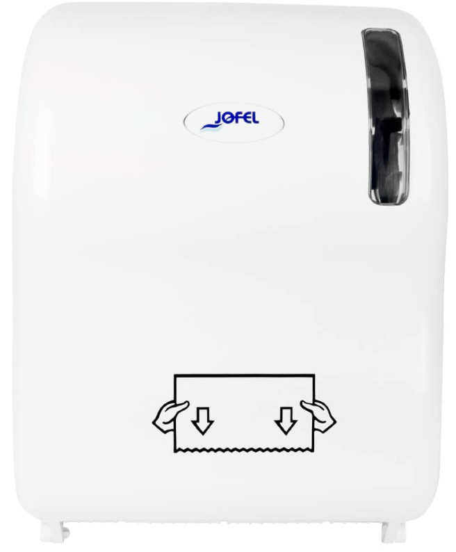 DESPACHADOR TOALLA EN ROLLO AUTOCORTE BLANCO (AG56000) "JOFEL"