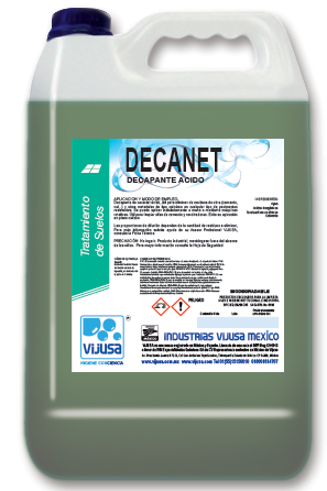 DECANET DECAPANTE ÁCIDO REMUEVE INCRUSTACIONES CALCÁREAS "VIJUSA"