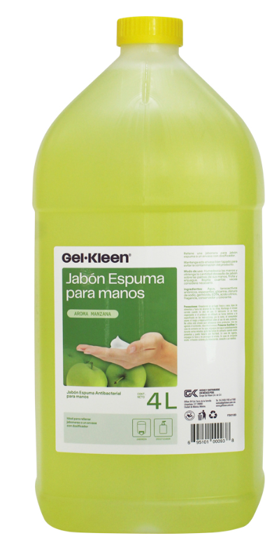 JABÓN ESPUMA PARA MANOS "GEL KLEEN"