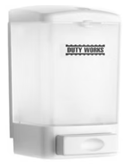 Jabonera a Granel Blanca Manual (DW-37B) "Duty Works"