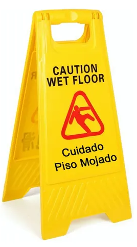 SEÑALAMIENTO PISO MOJADO «SABLON»